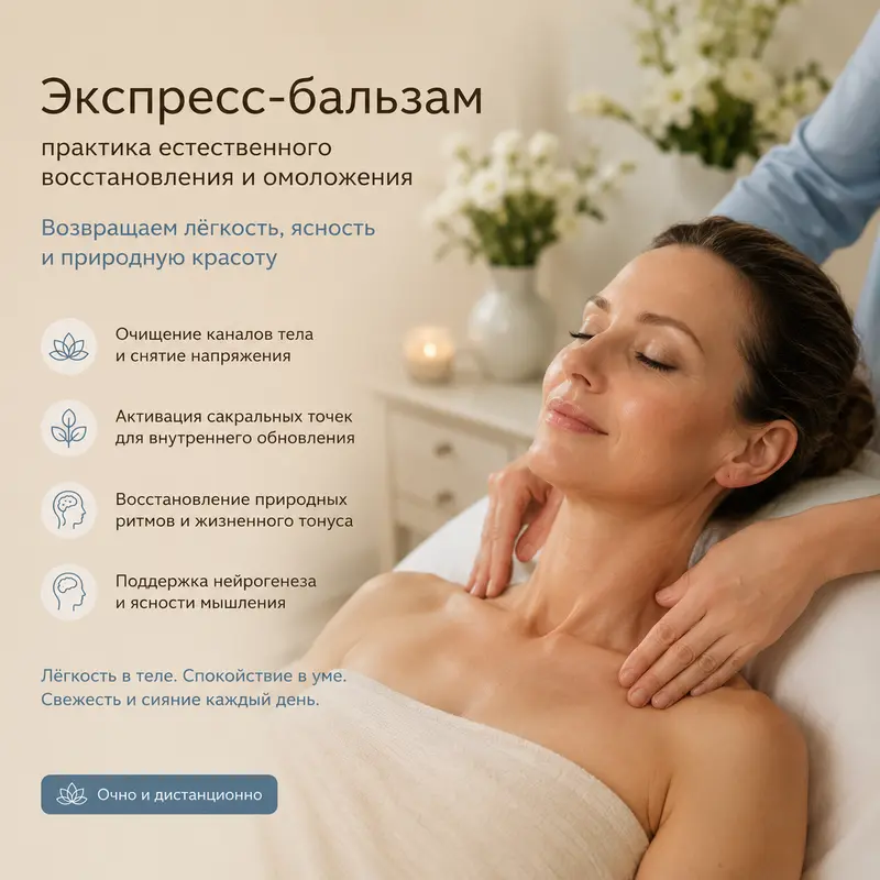 Расслабляющие восстанавливающие сеансы