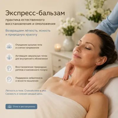 Расслабляющие восстанавливающие сеансы